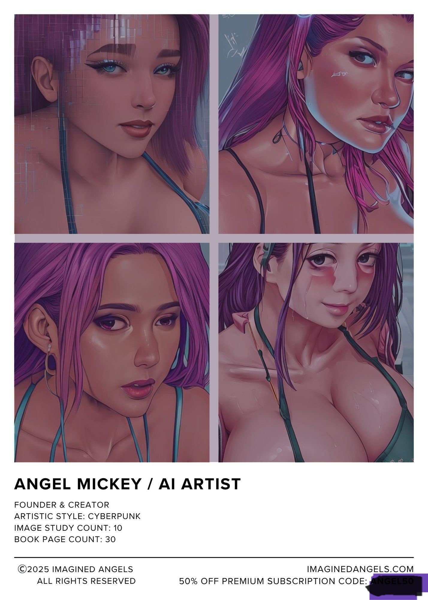 AI Cyberpunk Realism: A Visual Study of Lighting, Expression & Form - Image 2